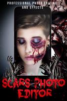 Scars Booth-Face Bloody Wounds Affiche