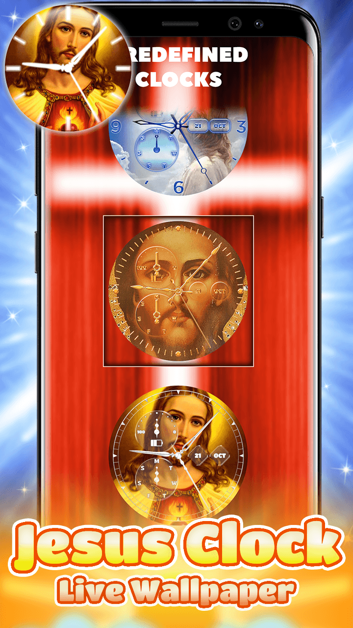 Jesus Clock Live Wallpaper APK 1.0s for Android – Download Jesus Clock