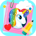 Rainbow Unicorn Dab Notes App
