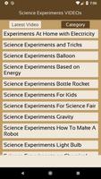 Science Experiments VIDEOs ảnh chụp màn hình 2