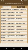 Science Experiments VIDEOs screenshot 2