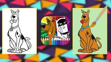 Scooby Doo Coloring Book-poster