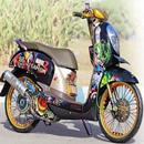 APK Scoopy motorcycle modification design