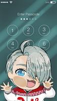 Сute Lovely Anime Yuri Chibi Nice Ice Screen Lock 截圖 1