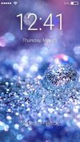 Glitter Sparkle Colorful Purple Screen Lock screenshot 2