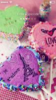 برنامه‌نما Sweet Yummy Delicious Cookies Dessert Screen Lock عکس از صفحه