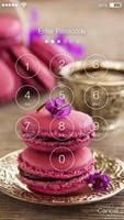 Sweet Beautiful Macarons Screen Lock स्क्रीनशॉट 1