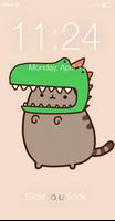 Pusheen Cat Cute Kawaii Wallpaper Lock PIN Screen plakat