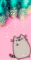 Pusheen Cat Kawaii Wallpaper Lock Screen captura de pantalla 1