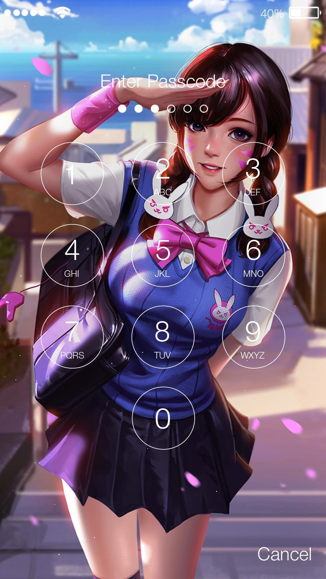 Cool Anime Girls HD Wallpapers Lock Screen for Android - APK Download