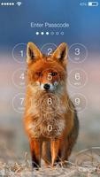 Cute Fox Lock Screen Security capture d'écran 1