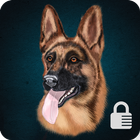 German Shepherd Dog Breed App Lock icône