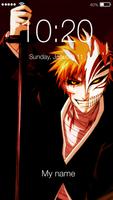 Kurosaki Ichigo Anime Security Lock Screen-poster