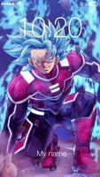 Super Goku Anime App Lock Security Poster
