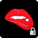 Purple Red Lip Lock Screen Security APK