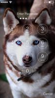 Siberian Husky Puppy Wallpaper App Lock Security capture d'écran 1