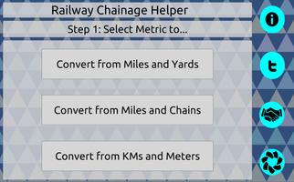 Railway Chainage Helper Affiche