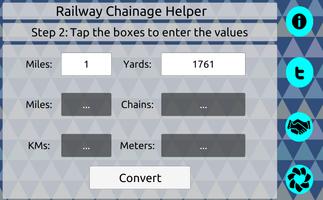 Railway Chainage Helper ภาพหน้าจอ 1