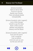 OST Beauty and the Beast Songs captura de pantalla 2
