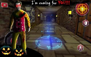 Scary Clown Neighbor Horror Game captura de pantalla 1