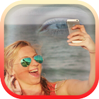 Selfie Photo Blend Collage أيقونة