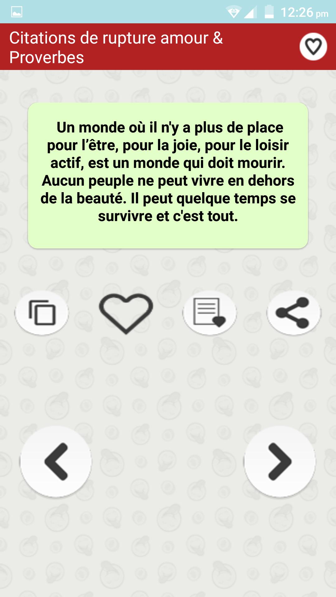 Citations Sur La Rupture Amour For Android Apk Download