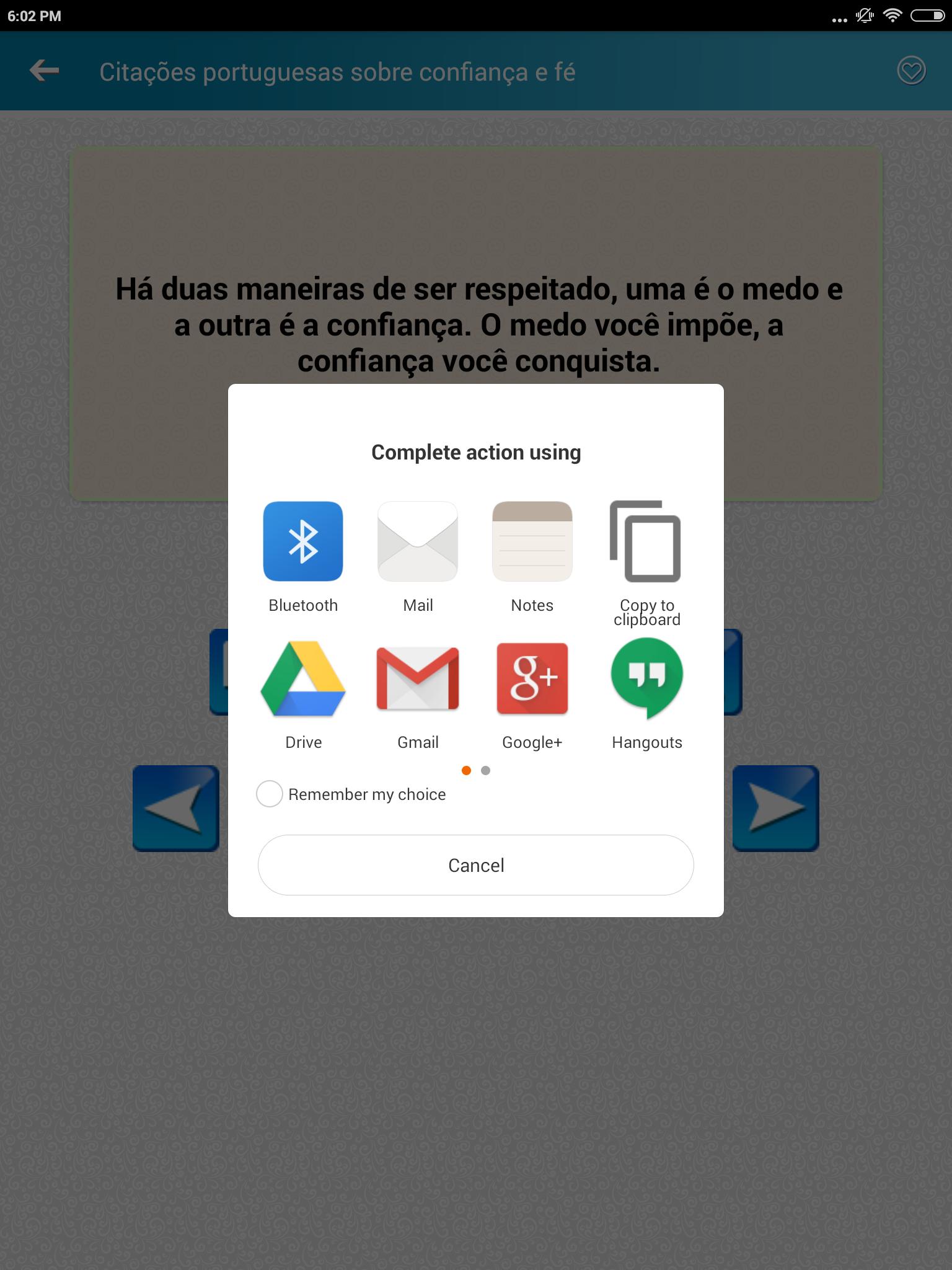 Cita§µes portuguesas sobre confian§a e fé for Android APK Cita§µes portuguesas sobre confian§a e fé for Android APK