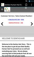 Senitas Human Hair plakat