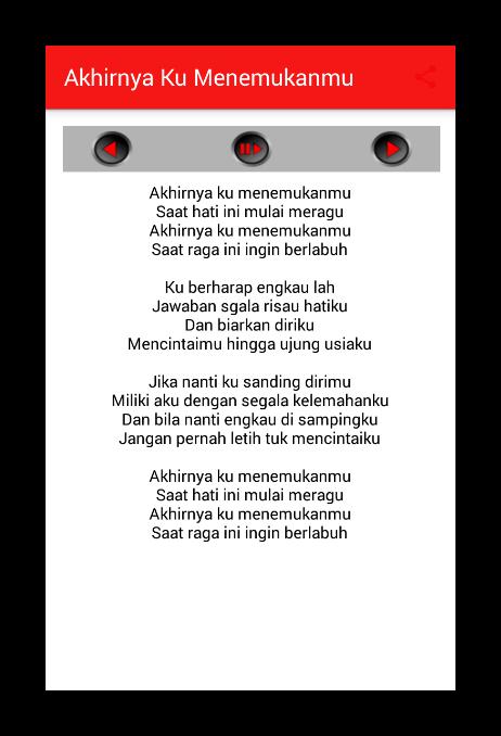 Lirik Lagu Naff Jangan Letih