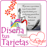 Diseña postales amor y amistad