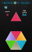 Hexagon Rush Free-poster