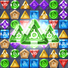 Magic crush: match 3 gems ícone