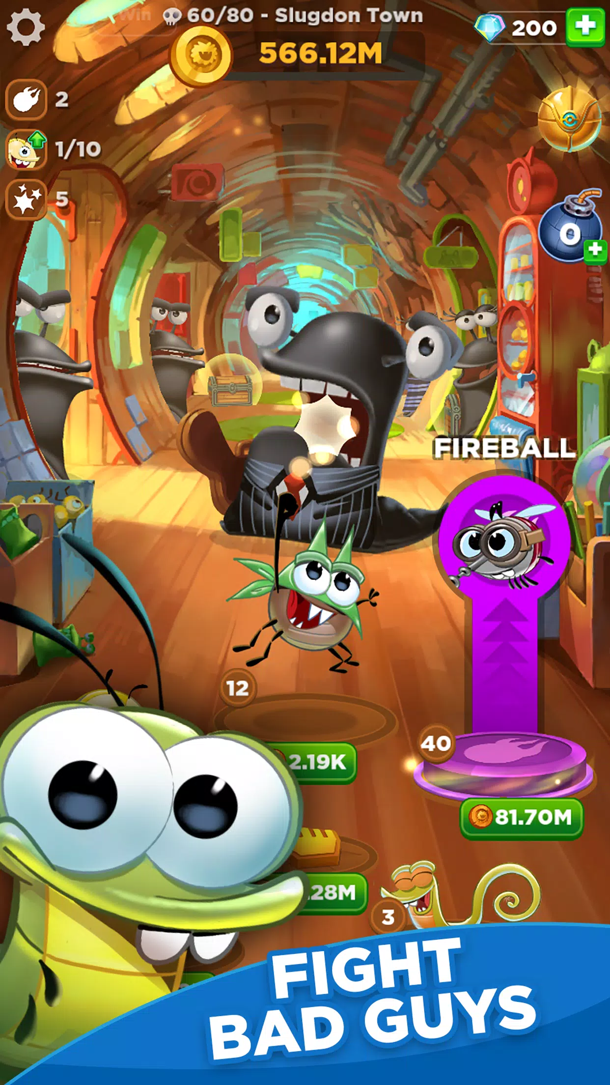 Best Fiends Stars - Jogo de quebra-cabeça grátis Android Jogos APK