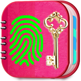 Mon Journal personnel avec empreinte digitale biểu tượng