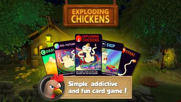 Exploding Chickens - Card Game-poster