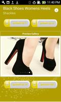 Chaussures noires Talons pour femmes Affiche