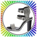 Plata Y Tacones Negro