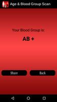 Age and Blood Group Scan Prank Affiche