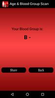 Age and Blood Group Scan Prank capture d'écran 2