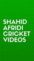 Shahid Afridi Cricket Videos Plakat