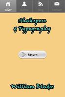 Shakspere & Typography Cartaz