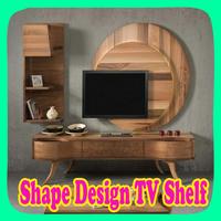 Shape Design TV Shelf ポスター