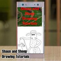 Shaun e ovelhas desenho guia Cartaz
