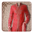 Sherwani stylowy kostium ikona