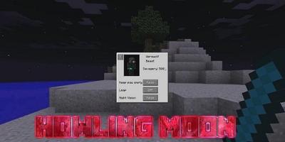 Howling Moon Mod for Minecraft Affiche