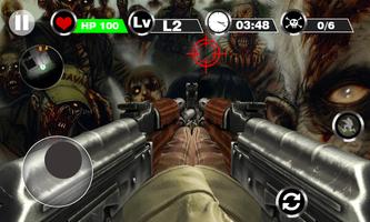 Shooter Survival Mode Zombie Attacks games تصوير الشاشة 2