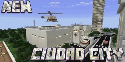 Map Ciudad City for MCPE Poster