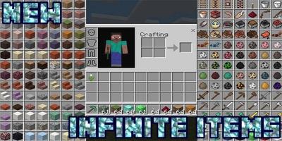 Mod Infinite Items for MCPE Affiche