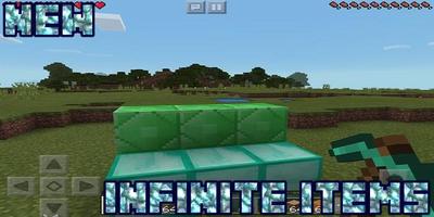 Mod Infinite Items for MCPE captura de pantalla 1