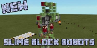 پوستر New Slime Block Robots Mod for MCPE